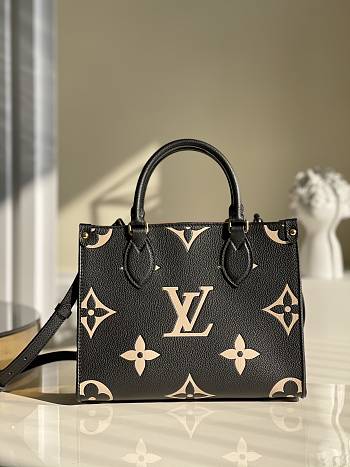 LV M45659 onthego bag bicolor black  25*19*11.5cm