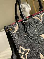 LV M45659 onthego bag bicolor black  25*19*11.5cm - 6