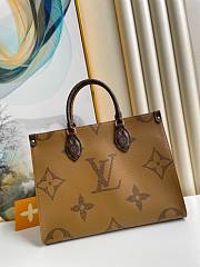 LV M45039 onthego  Reverse coated canvas  34*26*13cm - 1