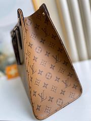 LV M45039 onthego  Reverse coated canvas  34*26*13cm - 4