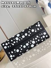 LV x YK onthego bag  black dot 35*27*14cm - 6