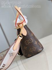 LV Neverfull BB bag Peony Pink Monogram 24*14*9cm - 6