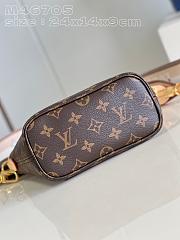 LV Neverfull BB bag Peony Pink Monogram 24*14*9cm - 4