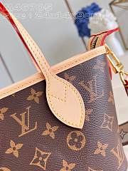 LV Neverfull BB bag Peony Pink Monogram 24*14*9cm - 5