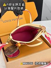 LV M46786 Neverfull BB Peony Pink Monogram 24*14*9cm - 4