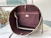 LV Neverfull Monogram Empreinte bag Dune Gray 31*28*14cm - 3