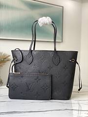 LV Neverfull Monogram Empreinte bag black 31*28*14cm - 1