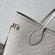 LV Neverfull handle bag Off-white  32.5×16×28.5cm - 4