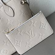 LV Neverfull handle bag Off-white  32.5×16×28.5cm - 3