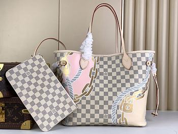 LV Neverfull BAG Plaid 31*28*14cm