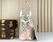 LV Neverfull BAG Plaid 31*28*14cm - 6