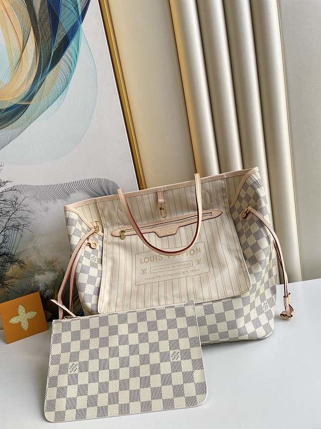 L-V M41177 NEVERFULL  Off-white 32×29×17cm - 1