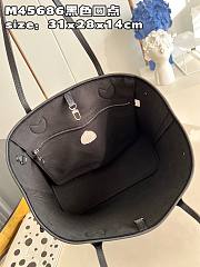 LV Neverfull YK MM Black 31*28*14cm - 4