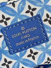 LV By The Pool Neverfull MM Blue  31*28*14cm - 2