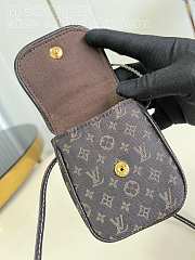 LV Neverfull BB bag Coffee color 18*14*6cm - 4