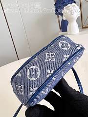 LV Neverfull BB bag Denim Blue  18*14*6cm - 3