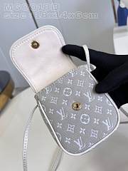 LV Neverfull BB bag white 18*14*6cm - 2