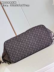 LV  Neverfull Denim Brown 32*29*17cm - 5