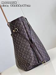 LV  Neverfull Denim Brown 32*29*17cm - 2