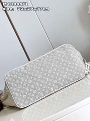 LV Neverfull Denim White 32*29*17cm - 6