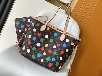 LV Neverfull bag Mixed colors 32*29*17cm