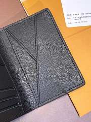 LV wallet Cow leather black 8*11*1CM - 2