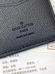 LV wallet Cow leather black 8*11*1CM - 4