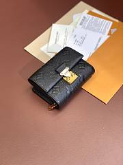 LV women wallet black  11.5*8.5*4cm - 1