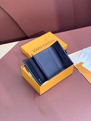 LV women wallet dark blue 11.5*8.5*4cm - 5