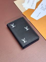 LV wallet black 8*11CM - 1