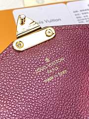 LV Long Wallet In Burgundy 19*10.5*2.5CM - 3