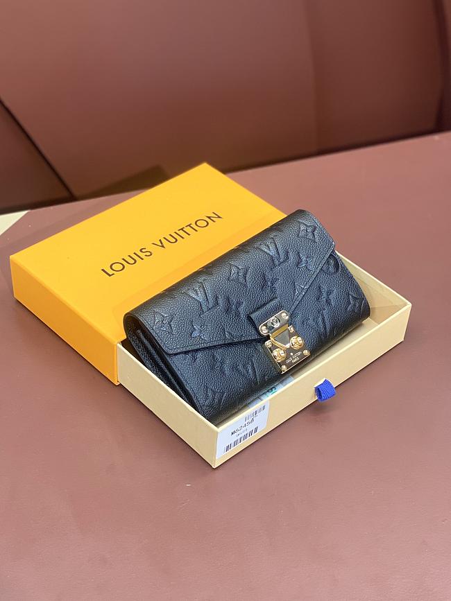 LV Long Wallet In Black  19*10.5*2.5CM - 1