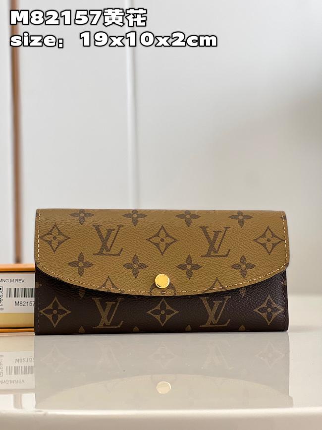 LV  Long floral wallet 19*10*2CM - 1