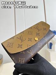 LV  Long floral wallet 19*10*2CM - 3