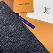 LV long black wallet 10*19*2cm - 3