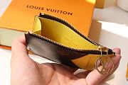 LV yellow card holder - 2