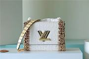 LV TWIST crossbody bag gold shoulder strap  23*18*8CM - 1