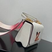 LV TWIST tote bag white 19*15*9CM - 5