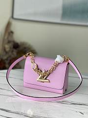 L-V TWIST M59405 shoulder bag pink 19*15*9 cm - 1