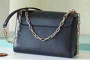 LV TWIST DENIM bag black 28*18*8cm - 5