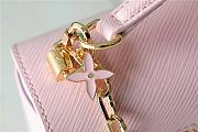 LV TWIST DENIM bag Leather Pink 28*18*8cm - 5