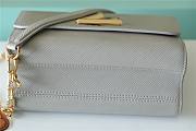 LV TWIST DENIM bag white 28*18*8cm - 4