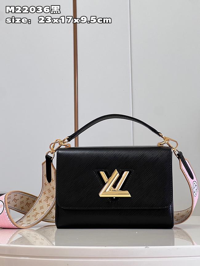 LV Twist bag M22036 black 23*17*9.5cm - 1