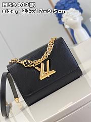 LV Twist bag M59402 black 23*17*9.5cm - 4