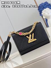 LV Twist bag M21606 black 23*17*9.5cm - 4