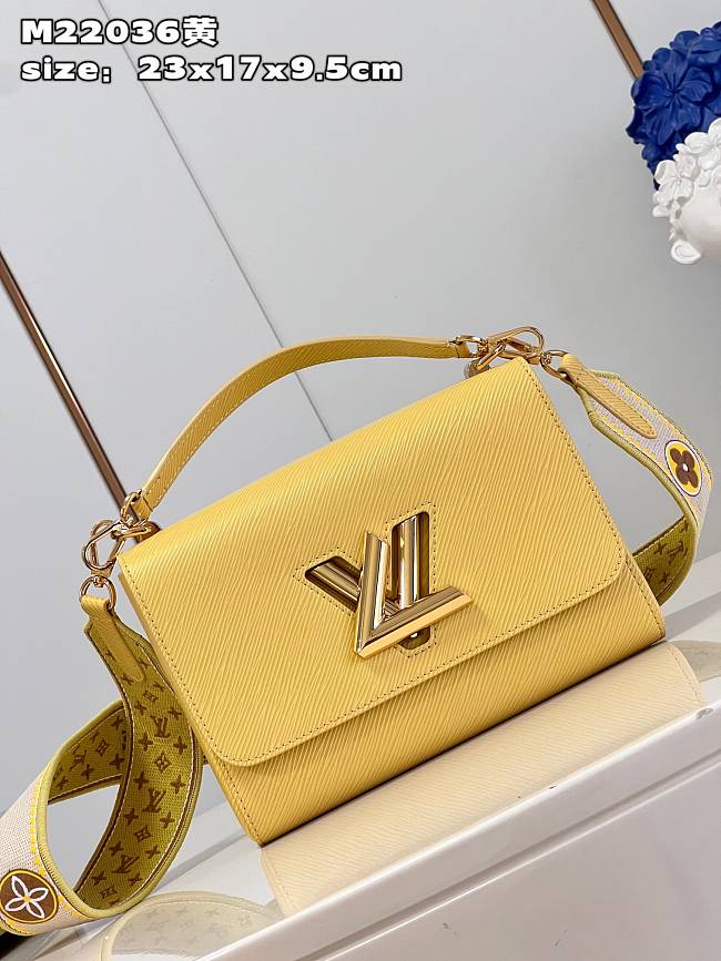 LV Twist bag M22036 yellow 23*17*9.5cm - 1