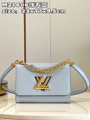 LV Twist bag M21606 light sky blue 23*17*9.5cm