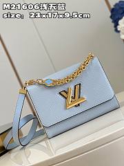 LV Twist bag M21606 light sky blue 23*17*9.5cm - 4