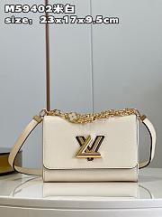 LV Twist bag M59402  Off-white 23*17*9.5cm - 1