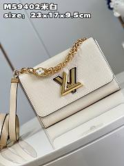 LV Twist bag M59402  Off-white 23*17*9.5cm - 3